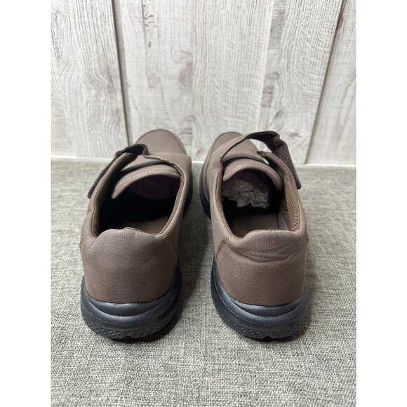 Gold Toe Mens Brown Hook Loop Strap Casual Shoes Size 12D - Picture 3 of 8